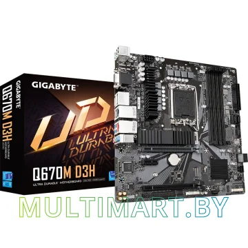 Материнская плата Gigabyte Q670M D3H (rev. 1.0) картинка 4